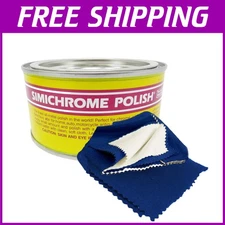 Simichrome 250g Polish Compound – Safe for All Metals, Includes Polishing Cloth