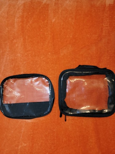 Clear Travel Bags TSA Approved 2 Small Bags