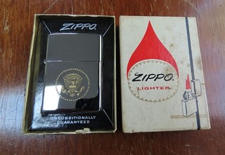 Vintage 1966 Lyndon B. Johnson Zippo Lighter Unused