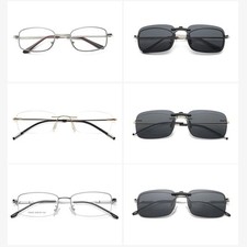 Polarized Clip On Sunglasses UV400 For Prescription Glasses Driving Fishing Clip — image 5
