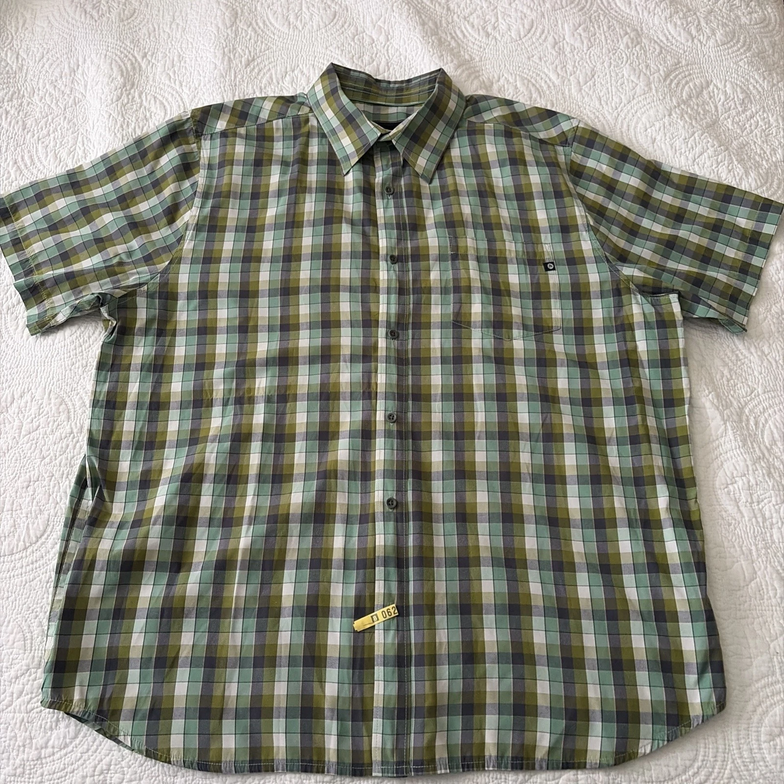 Marmot Men XXL 2XL Button Up Shirt Short Sleeve Hiking Camp