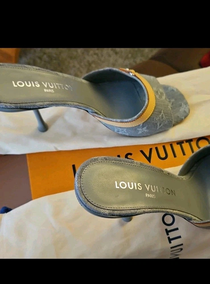 Louis Vuitton Blue Heels for Women for sale | eBay