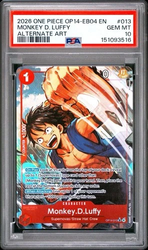 Luffy 2026 Luffy #OP14 Alt Art