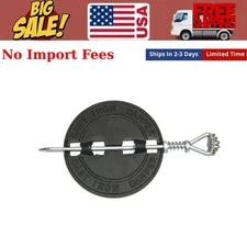 6 Inch Dia. Stove Pipe Cast Iron Damper for Single Wall Stovepipe