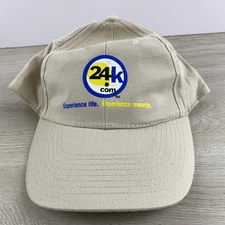 24k.com Cap Light Brown Vitronic Hat Adjustable Adult Size OSFA Hat Baseball Cap