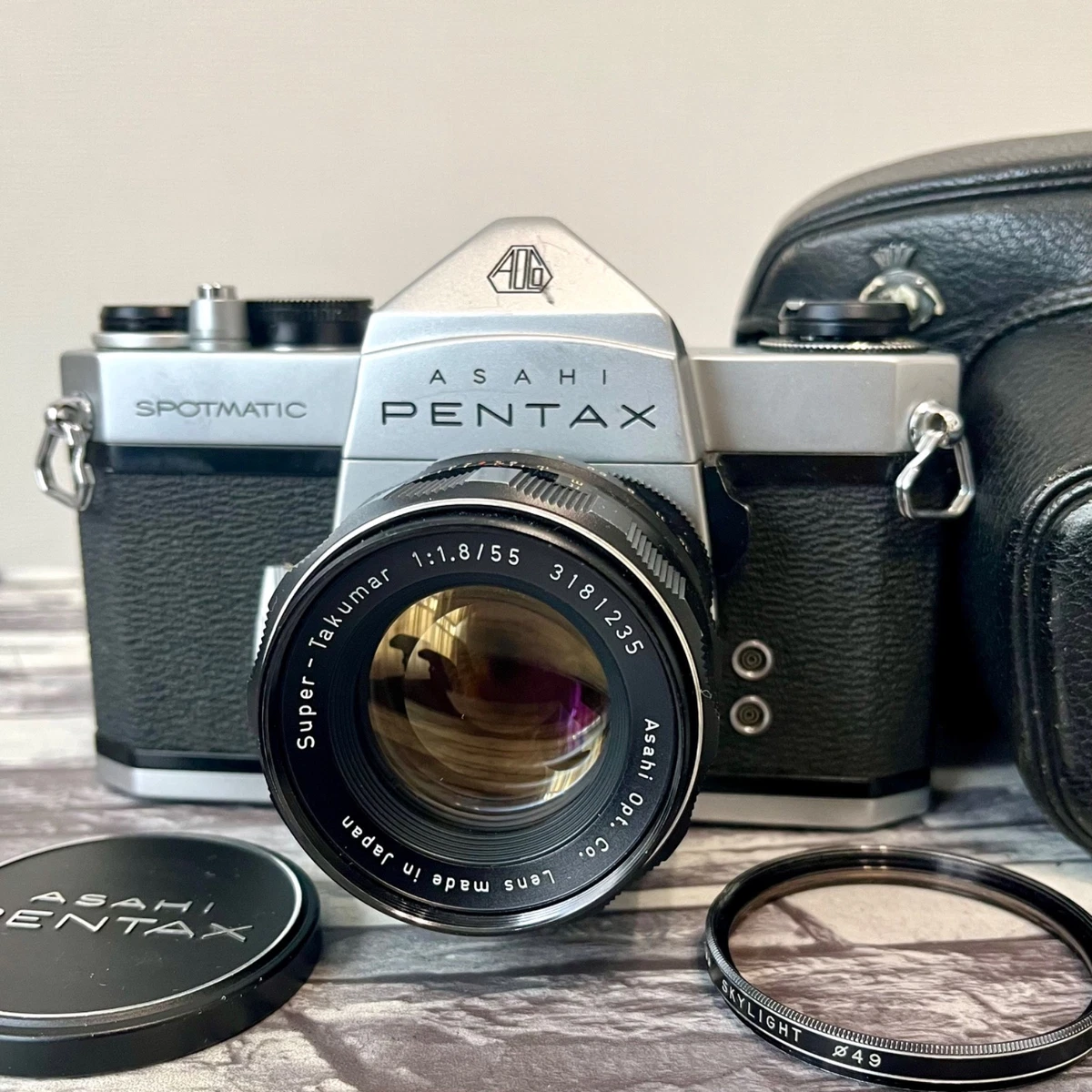 Lot de PENTAX SPOTMATIC n°2596208 avec objectif ASAHI Super Takumar 1