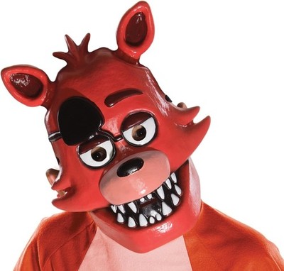 Official Five Nights At Freddy's Foxy Half Mask for Kids - Perfect for Halloween