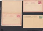 WC032 / EGYPT 4 POSTAL STATIONERY (2 DOUBLE CARDS) *