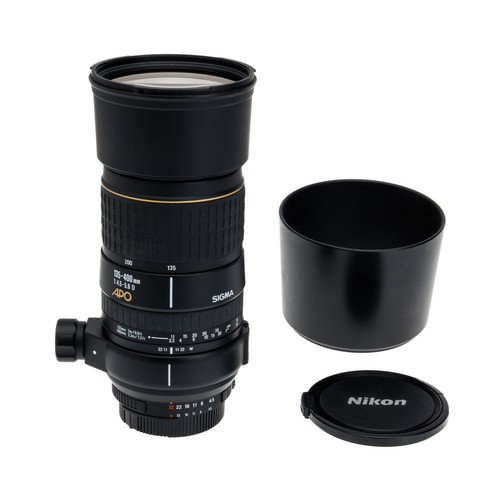 Nikon Sigma 135-400mm F4.5-5.6 D APO Autofocus Telephoto F Mount Zoom Lens