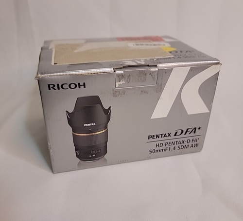 PENTAX HD PENTAX-D FA * 50mm F1.4 SDM AW Lens for K Mount Full-Frame Format