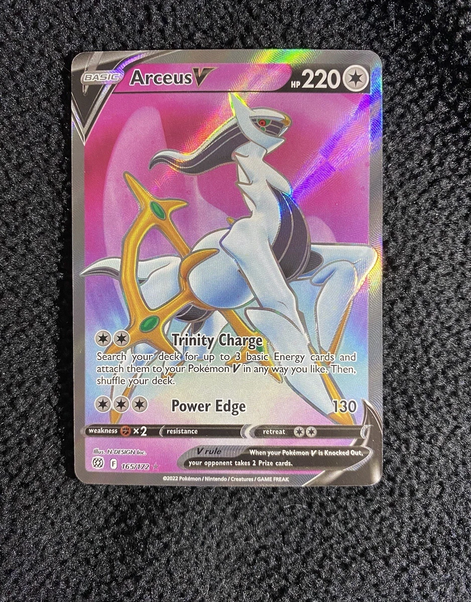 Pokémon TCG Arceus V Sword & Shield: Brilliant Stars 165172 Holo Ultra  Rare | eBay