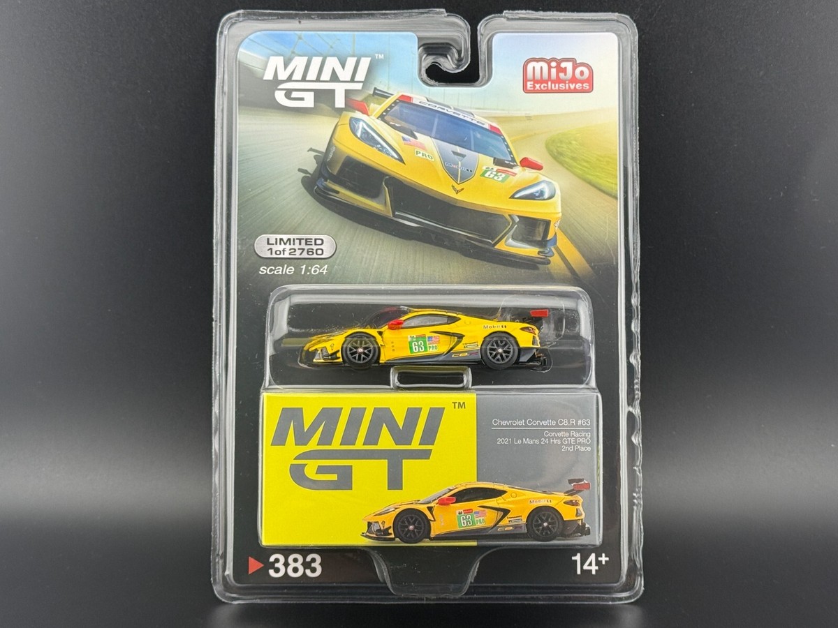 mini gt No.383 1/64 シボレー コルベット C8.R #63 Mini GT Chevrolet Corvette C8R #63 2021 Le Mans 24 Hrs GTE Pro