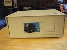 Vintage A/B Input/Output Data Transfer Switch 