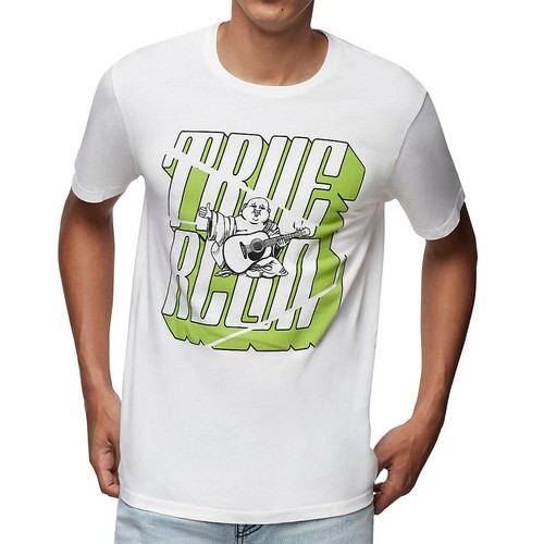 True Religion Men's Angle Buddha Tee T 