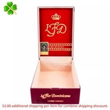 La Flor Dominicana Coronado Double Corona Empty Wood Cigar Box 7.5" x 5" x 2.75"