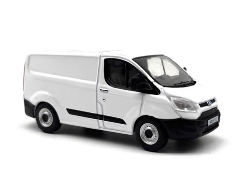 VANS Modellino camion commerciale furgone transito bianco Oxford 1:76 giocattolo auto metallo pressofuso