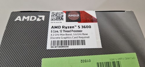 AMD Ryzen 5 3600 - NEU / OVP - Bild 4 von 4