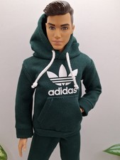   Dunkelgrüner Trainingsanzug Loungewear fü...