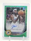 JARACE WALKER 2025-26 BOWMAN CHROME AUTO GREEN SHIMMER REFRACTOR /99 Q3855