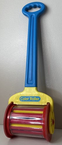 Schylling Toys Color Roller Push Toy Standing Color Changing Works Great 2008