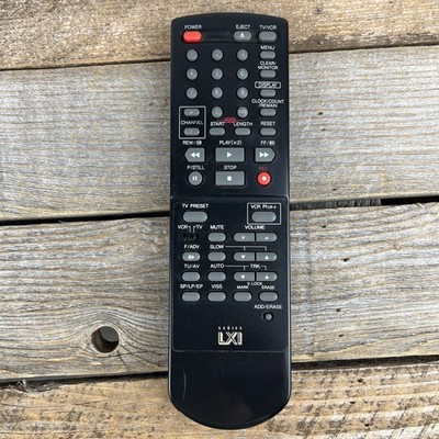 OEM GENUINE -  LXI SERIES - TV VCR Unified Remote Control - TESTED w/Manual
