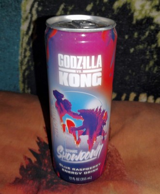 FYE Exclusive Godzilla vs. Kong Blue Raspberry Energy Drink (UNOPENED)