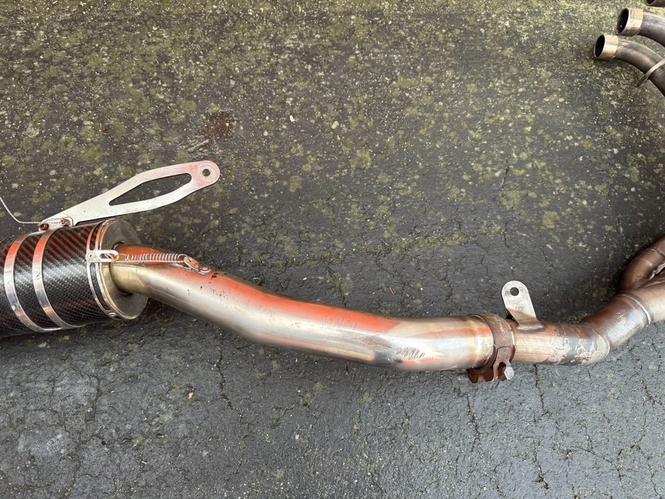 SUZUKI GSXR 600 DEVIL RACING 2001-2003 escape de fibra de carbono cabezal completo Foto 4 de 4