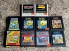 Atari Game Lot Of 10 Games Untested!! Donkey Kong, Defender, PAC Man