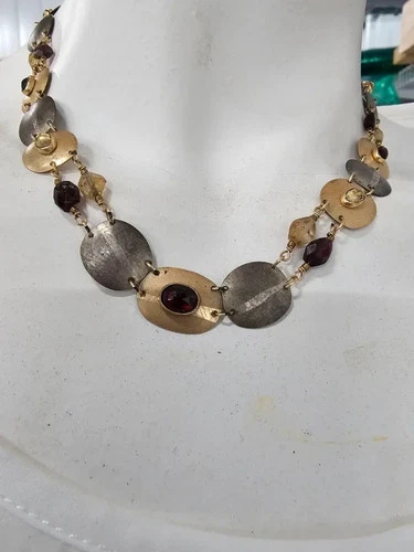 Holly Yashi retired vintage multi-disc and gemstone jewerly set - product listing photo