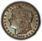 1890-CC $1 Morgan Silver Dollar - Authentic Key Date Carson City - AU - B5886