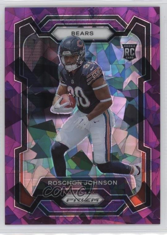 2023 Panini Prizm Rookies Purple Ice 223/225 Roschon Johnson #314 Rookie RC 15ik