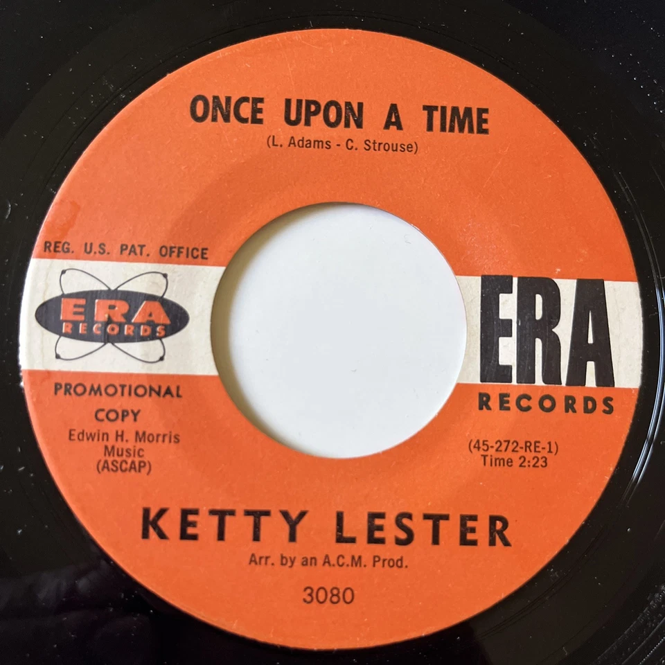 PROMO 45: Ketty Lester- But Not For Me/Once Upon A Time ERA RECORDS 3080 45 Foto 2 de 4