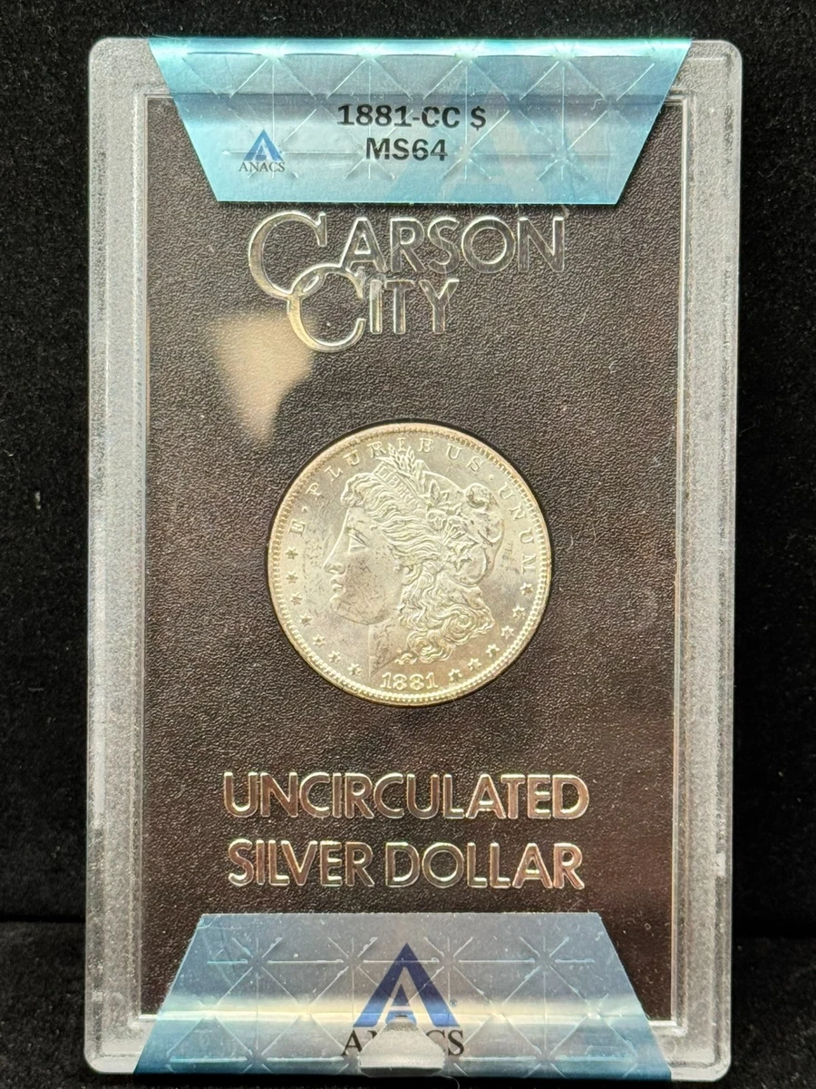 Carson City ANACS 1881 Year Morgan US Dollars (1878-1921) for sale