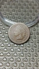1864 Bronze No L  Indian Head Cent Penny Original AG/G                      D351