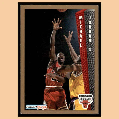Michael Jordan #32 1992 Fleer Chicago Bulls Basketball Card NBA EX