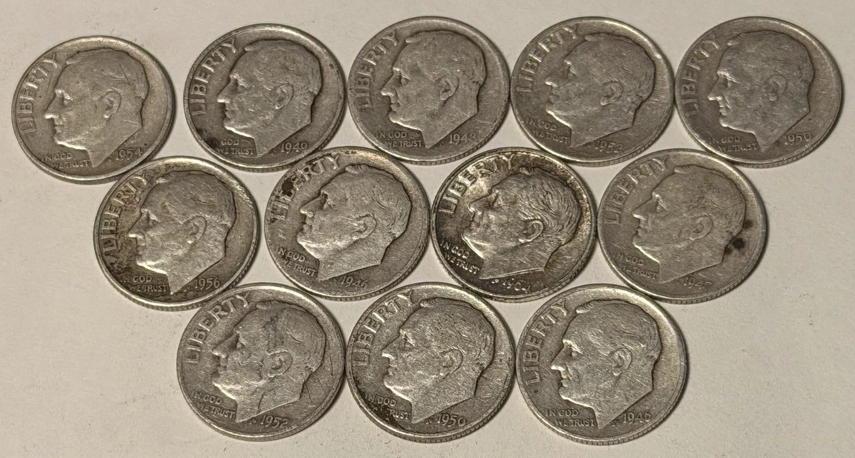 Circulated Silver 1964 Roosevelt Dimes (1946-Now) for sale | eBay