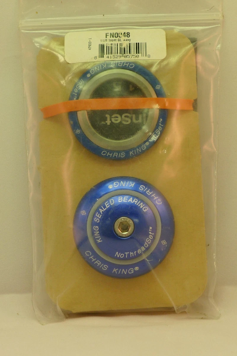 Chris King Blue 1 1/8 in Steerer Tube Diameter Bicycle Headsets
