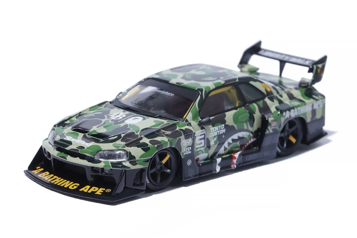 [定休日以外毎日出荷中] APE BATHING A BAPE eBay | 1L73185908 SET 4PCS 1/64 NISSAN LBWK x ミニカー