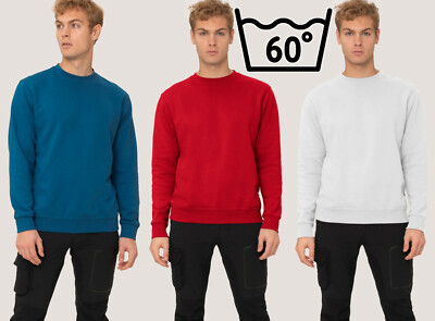 Mens Plain Sweatshirt Sweater Crew Neck Plain Jumper Pullover Jersey Sport Work
