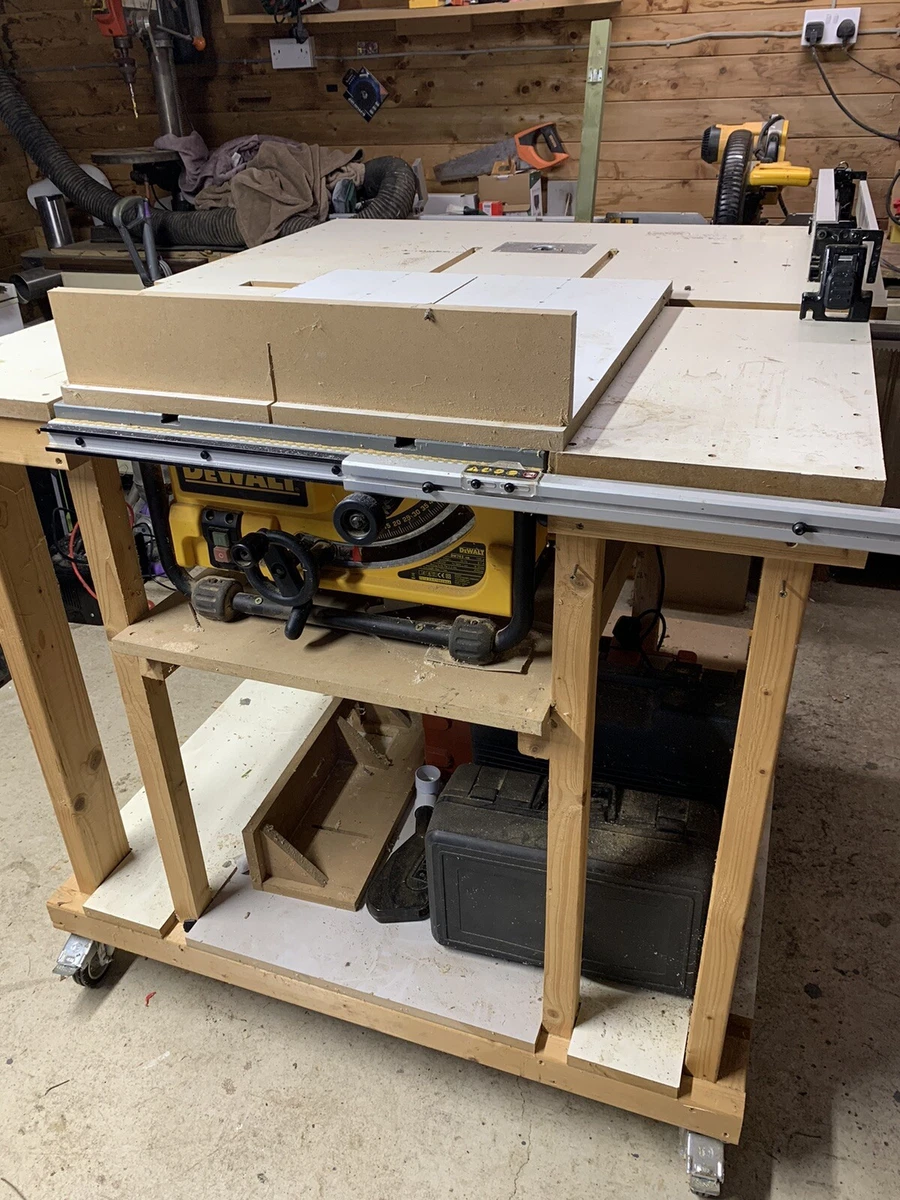 Dewalt DW745 Table Saw Router Mobile Station. eBay