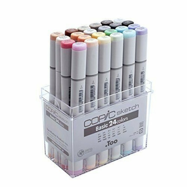 Copic sketch basic 24color set Art Markers for Design/Manga/Anime