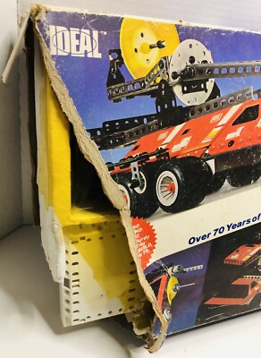 Vintage 1981 Ideal Erector 500 Construction Motorized Set 32500