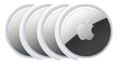 Apple AirTag 4 Pack - White, MX542AM/A airbag, ( 4 pack)