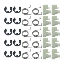 10 Piece Starter Ratchet Set for Equipment Maintenance with Springs and Clamps