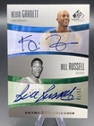 New ListingUD 2004-05 SP Game Used Extra Significance Auto /25 Kevin Garnett Bill Russell