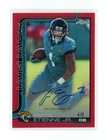 2025 Topps Chrome Travis Etienne Jr. Chrome Autographs (RAW)