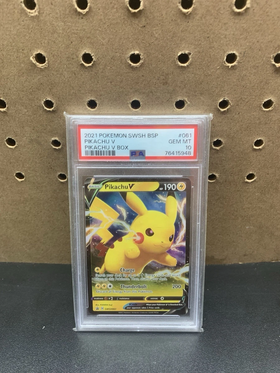 Pikachu V SWSH061 SWSH: Sword & Shield Promo Cards for sale | eBay