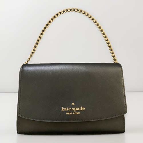 Borsa a tracolla Kate Spade NY Carson convertibile in pelle nera saffiano usata in ottime condizioni - Foto 2 di 20