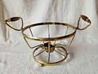 Vintage PYREX, FIRE KING, Corning Ware, Casserole Dish Holder w/ Wood Handles