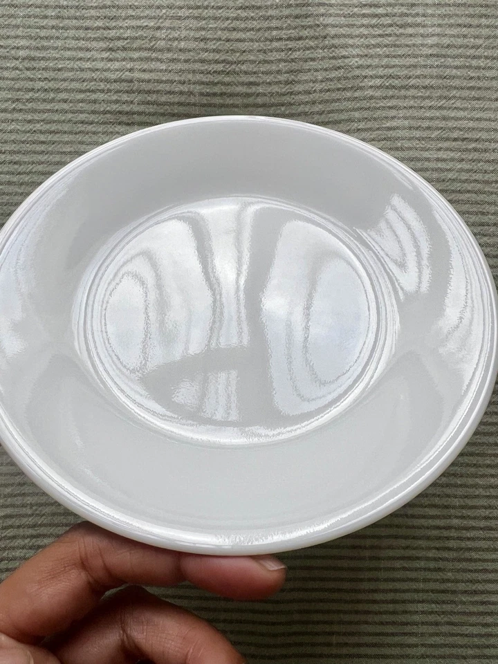 Corelle Side Plate 17cm - Vintage Corning Glass Plate - Winter Frost White 5Pcs - Image 4 of 4